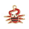 Alloy Enamel Pendants ENAM-A009-03G-B01-1