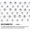 DICOSMETIC 200Pcs 2 Style 304 Stainless Steel Beads STAS-DC0005-27-4
