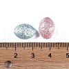 Plating Acrylic Beads OACR-S135-03-3