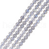 GOMAKERER 2 Strands Natural Labradorite Beads Strands G-GO0001-65-1