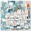 50Pcs Christmas PVC Self-Adhesive Stickers WINT-PW0001-006-4