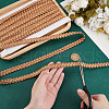 Polyester Braided Lace Ribbons OCOR-WH0092-17B-3