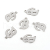Non-Tarnish 201 Stainless Steel Pendants STAS-L244-04B-P-1