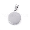 304 Stainless Steel Pendants STAS-P211-28-3