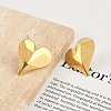 304 Stainless Steel Stud Earrings For Women EJEW-B113-01G-03-3