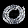 Transparent Glass Bead Strands GLAA-N047-09-E01-2