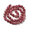 Natural Rhodonite Beads Strands G-K382-A06-02-3