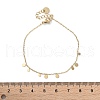 304 Stainless Steel Cable Chain Bracelets for Women BJEW-A036-23G-5