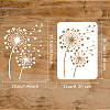 Plastic Drawing Painting Stencils Templates DIY-WH0396-411-2