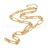 304 Stainless Steel Link Chain Necklace for Men Women NJEW-A032-05G-02-2
