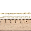 Brass Oval Link Chains Necklace for Women X-NJEW-P265-25G-3