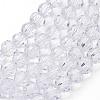 Transparent Glass Bead Strands GLAA-G013-6mm-72-1