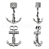 Unicraftale 4Pcs 2 Styles 304 Stainless Steel Anchor Hook Clasps STAS-UN0047-10-1
