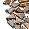 Natural Tiger Eye Pendants G-B127-04P-09-1