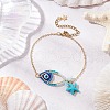 Glass Seed Beads Link Bracelets BJEW-MZ00152-01-1