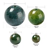 340Pcs 4 Style Natural Moss Agate Beads G-LS0001-41-3