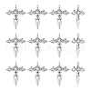 Unicraftale 30Pcs Tibetan Style Sword with Wing Alloy Pendants TIBEP-UN0001-08-1