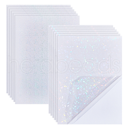 AHADERMAKER 12Sheets 2 Style Waterproof Plastic Copier Transparency Film DIY-GA0003-19-1