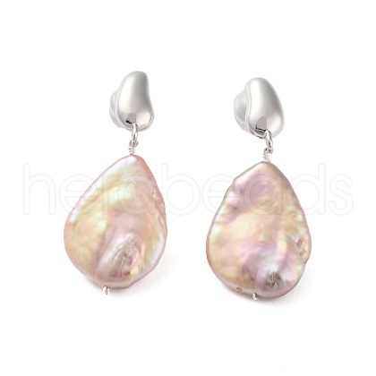 Mother's Day Jewellery 925 Sterling Silver Studs Earring EJEW-H002-34P-1