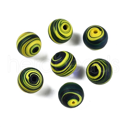Opaque Handmade Lampwork Beads BLOW-D006-03A-1