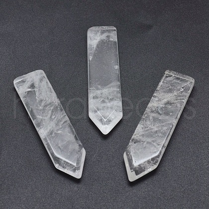 Natural Quartz Crystal Cabochons X-G-P384-E10-1