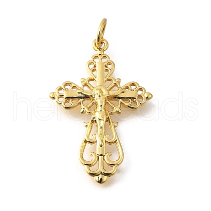 Brass Pendants KK-U072-24G-1
