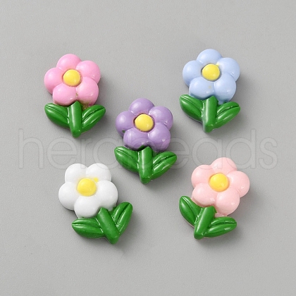 Opaque Resin Cabochons CRES-A059-01-1