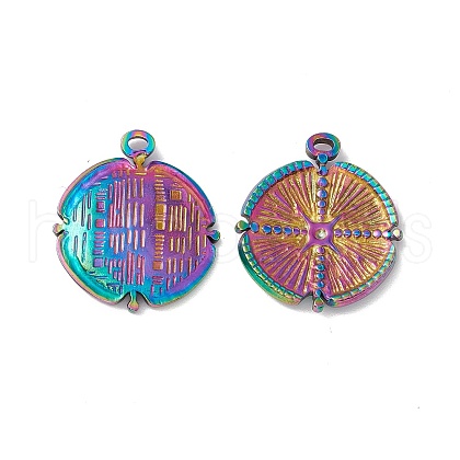 Ion Plating(IP) 304 Stainless Steel Pendants STAS-G278-16M-1