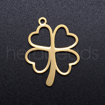 304 Stainless Steel Hollow Pendants STAS-Q201-JN296-2-1