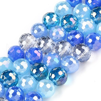Electroplate Glass Bead Strands X-GLAA-Z006-01I-1