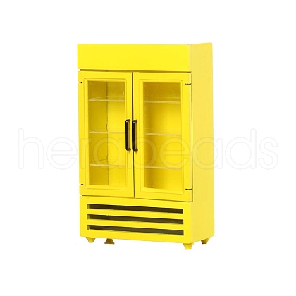 Wood Refrigerator Miniature Ornaments PW-WG5E1A0-02-1