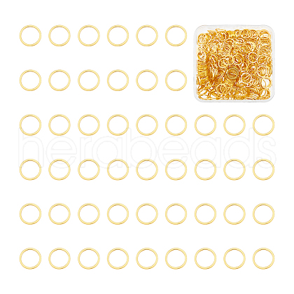Unicraftale 400Pcs Brass Linking Rings UNKW-UN0002-99B-1