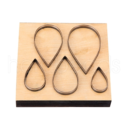 Embossing Wooden Cutting Dies DIY-WH0152-30-1