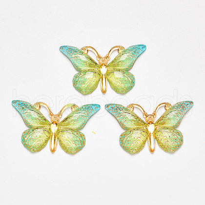 Transparent Acrylic Pendants X-TACR-R140-08D-1