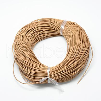 Spray Painted Cowhide Leather Cords WL-R001-2.0mm-05-1