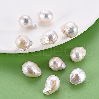 Natural Baroque Pearl Keshi Pearl Beads PEAR-N020-J01-1