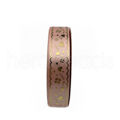 48 Yards Gold Stamping Polyester Ribbon PW-WG34351-01-1