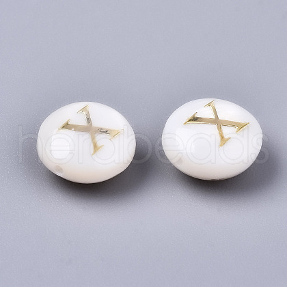Natural Freshwater Shell Beads SHEL-S266-12X-1
