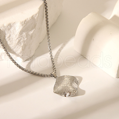 Vintage Stainless Steel Pendant Street Style Personality Exaggerated Necklaces UN6144-3-1