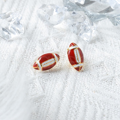 304 Stainless Steel Stud Earrings EJEW-Q028-02C-G-1