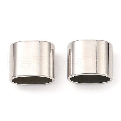 Non-Tarnish 201 Stainless Steel Slide Charms/Slider Beads STAS-D061-03A-P-1