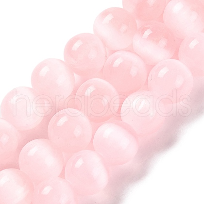 Natural Selenite Beads Strands G-C142-01C-07-1