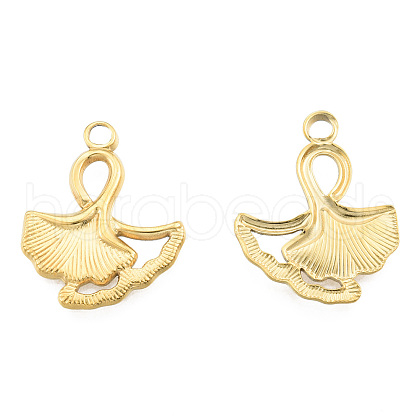 Ion Plating(IP) 201 Stainless Steel Pendants STAS-N098-253LG-1