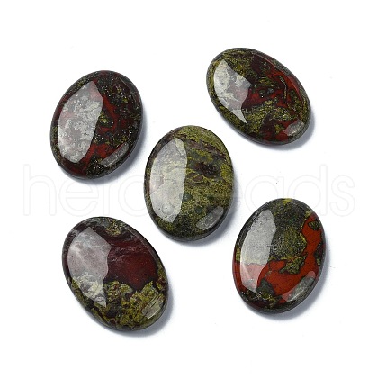 Natural Dragon Blood Cabochons G-P519-01A-1