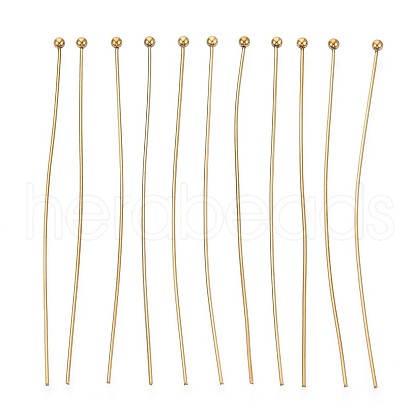 304 Stainless Steel Head Pins STAS-T065-60mm-20G-1