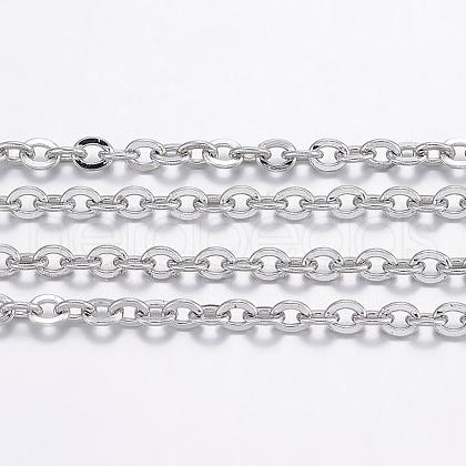 Tarnish Resistant 304 Stainless Steel Cable Chains CHS-H017-02P-10M-1