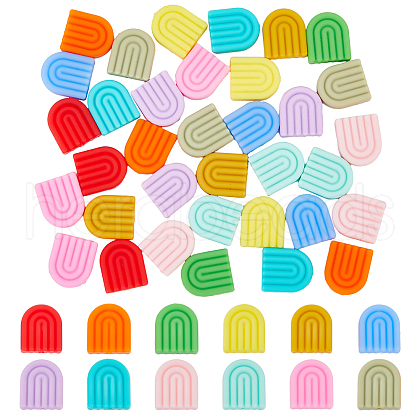 DICOSMETIC 36Pcs 12 Colors Silicone Beads SIL-DC0001-26-1