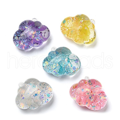 Luminous Transparent Acrylic Big Pendants MACR-D080-02-1