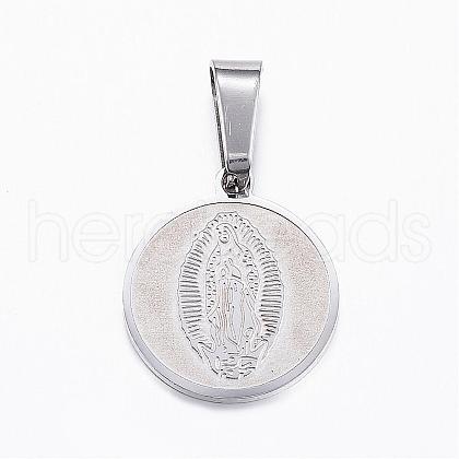 Non-Tarnish 304 Stainless Steel Pendants STAS-H355-15P-1