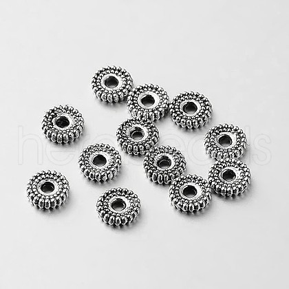 Tibetan Style Alloy Spacer Beads X-TIBEB-O004-12-1